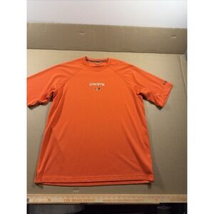 Miami Hurricanes Columbia Short Sleeve Shirt Men's 2XL Orange